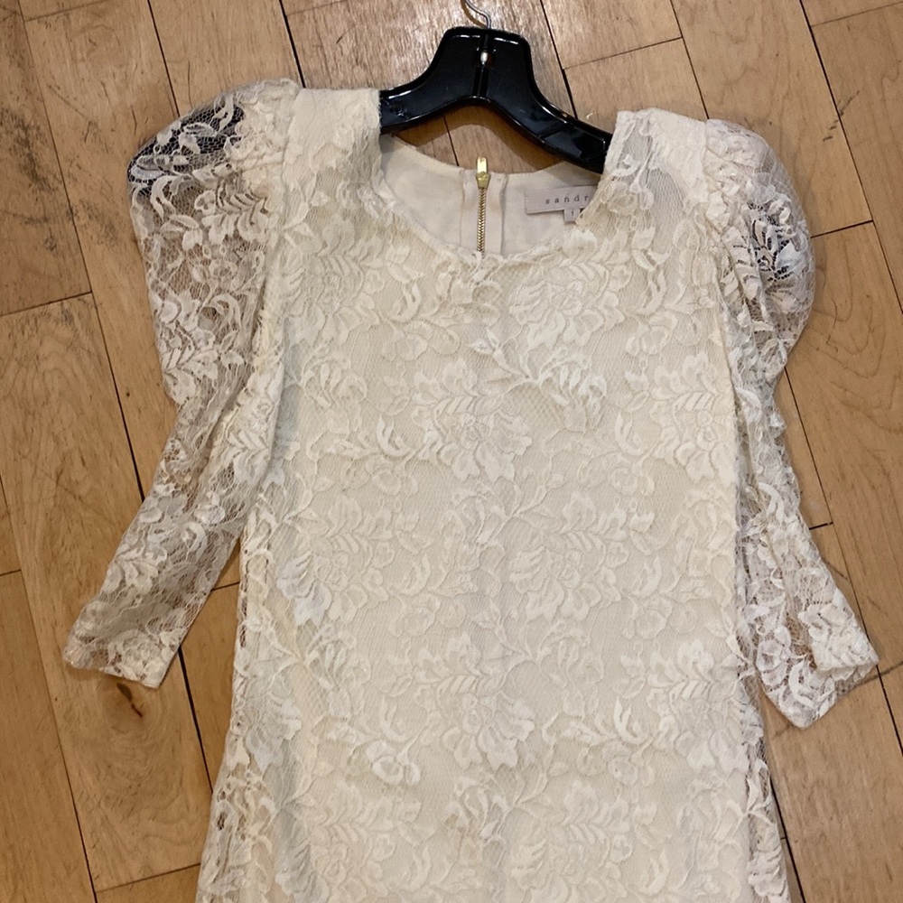 Sandro Lace Dress Sz 1 - Picture 13 of 16